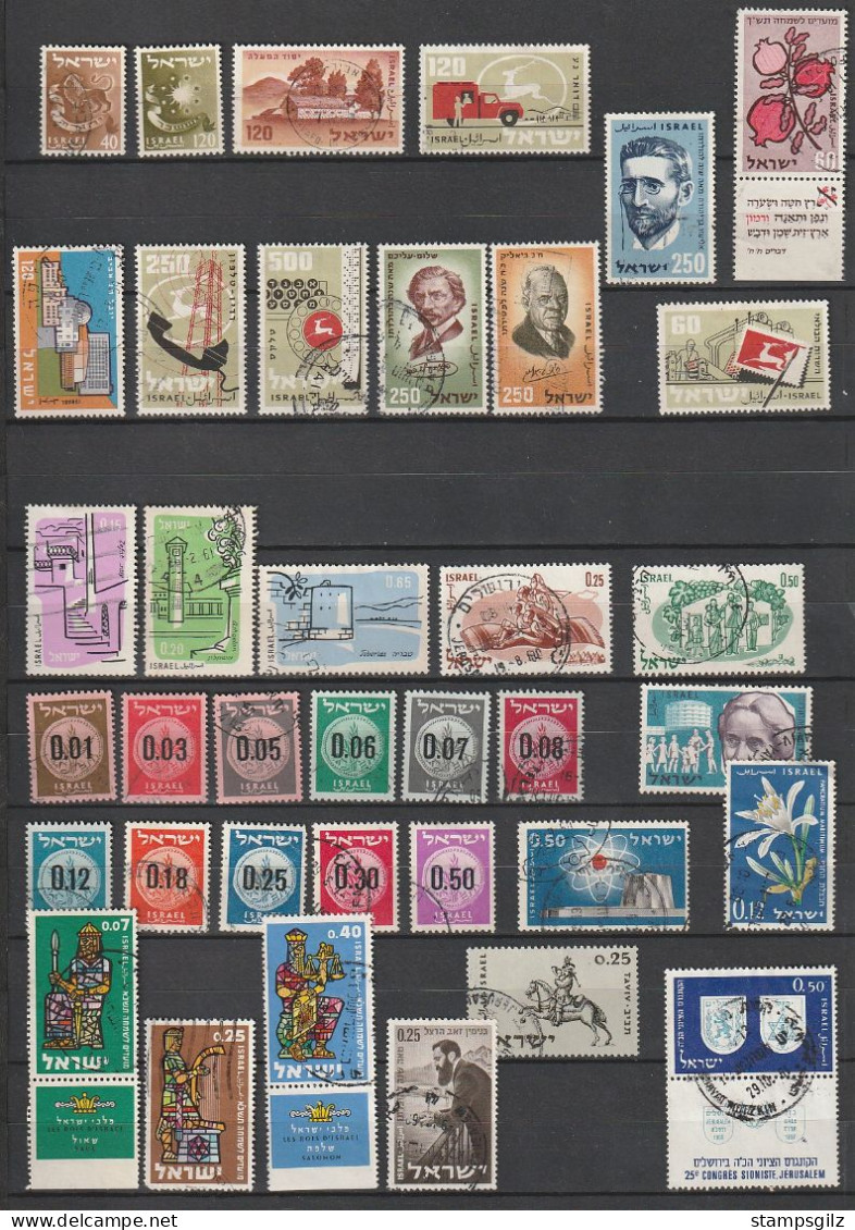 Israel Année 1959-60 (incomplete)oblitéré - Collections, Lots & Series