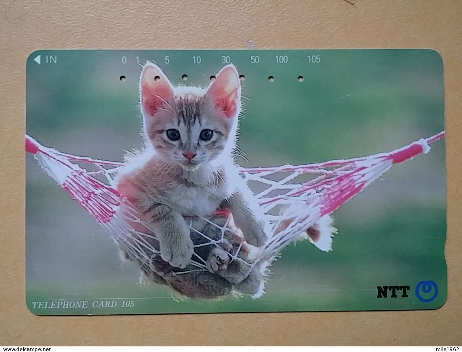 T-371 - JAPAN, Japon, Nipon, TELECARD, PHONECARD, Cat, Chat, NTT 331-227 - Cats