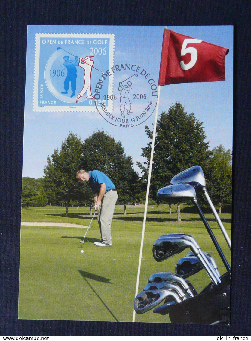 Carte Maximum Card Open De Golf France 2006 - Golf