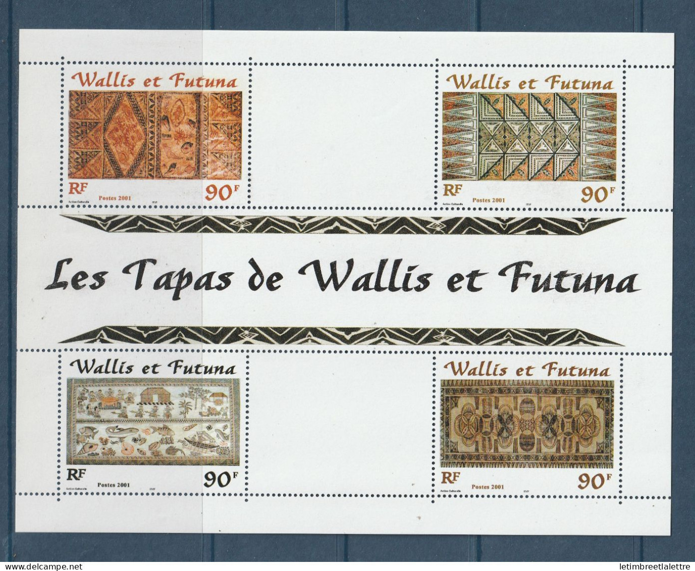 Wallis Et Futuna - Bloc - YT N° 10 ** - Neuf Sans Charnière - 2001 - Blocks & Kleinbögen