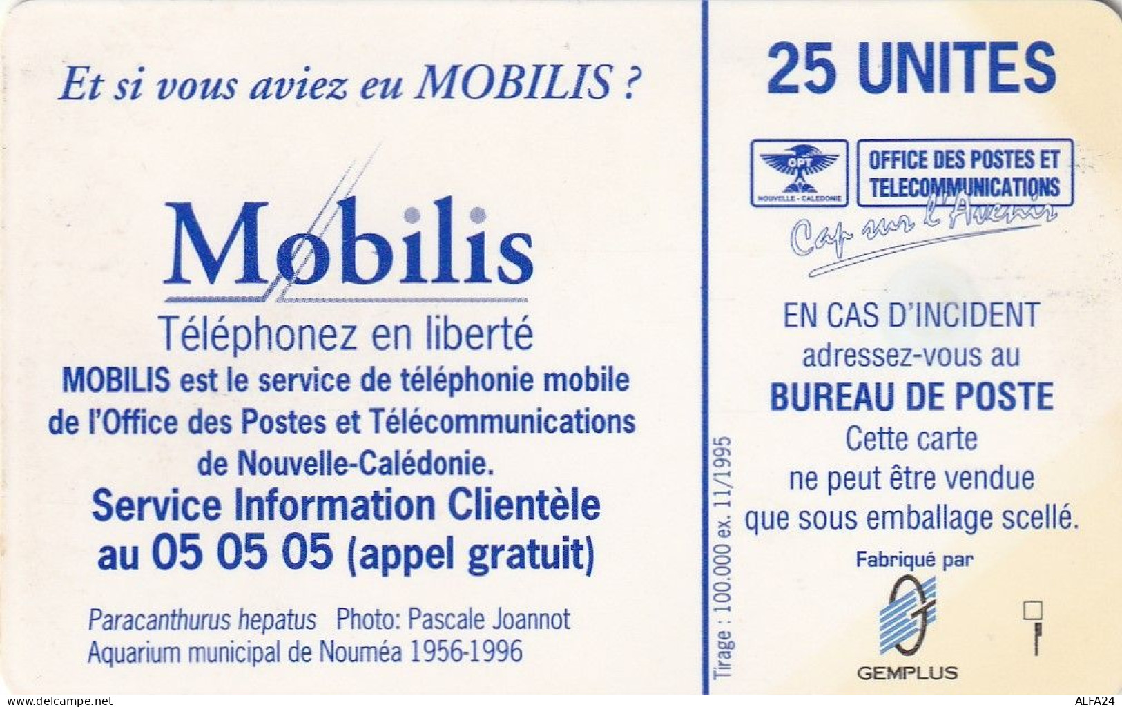 PHONE CARD NUOVA CALEDONIA  (E73.36.6 - Nouvelle-Calédonie