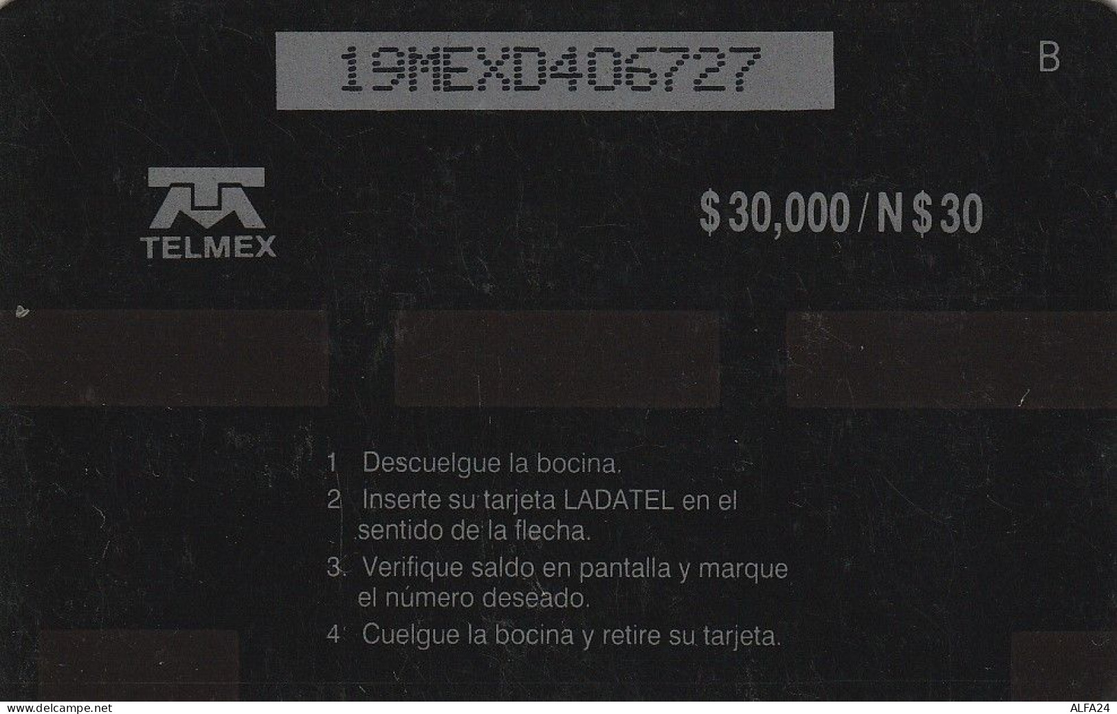 PHONE CARD MESSICO GPT (E66.12.7 - Mexiko