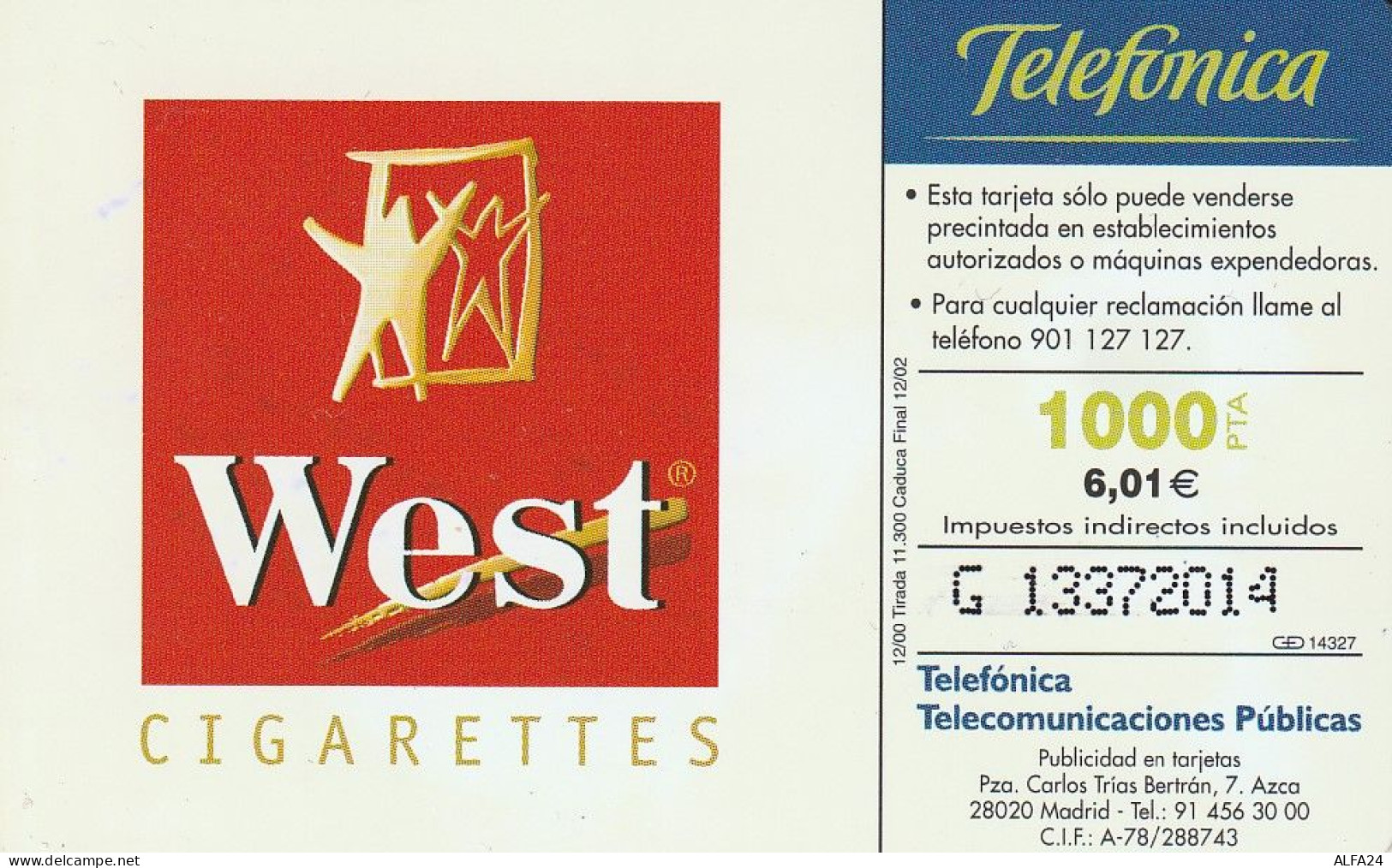 PHONE CARD SPAGNA TIR.11300 (E78.47.6 - Private Issues