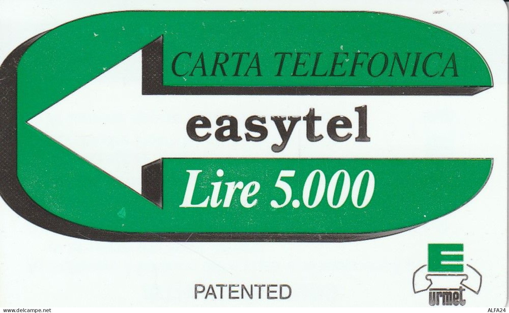 PHONE CARD ITALIA PROTOTIPO EASYTEL (USP.1.7 - Tests & Servicios