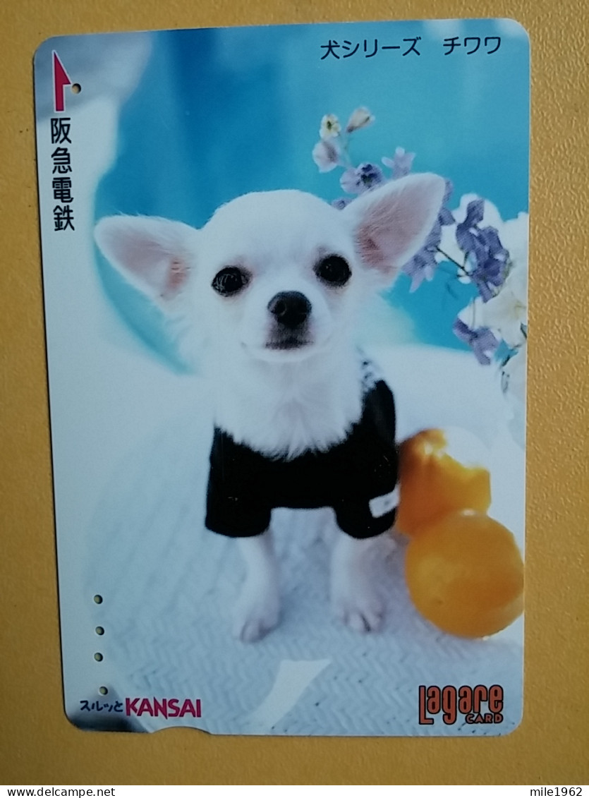 T-398 - JAPAN, Japon, Nipon, Carte Prepayee, Prepaid Card, Dog, Chien - Cani