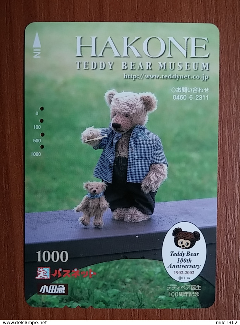 T-403 - JAPAN, Japon, Nipon, Carte Prepayee, Prepaid Card, Animal, Bear, Ours - Altri & Non Classificati