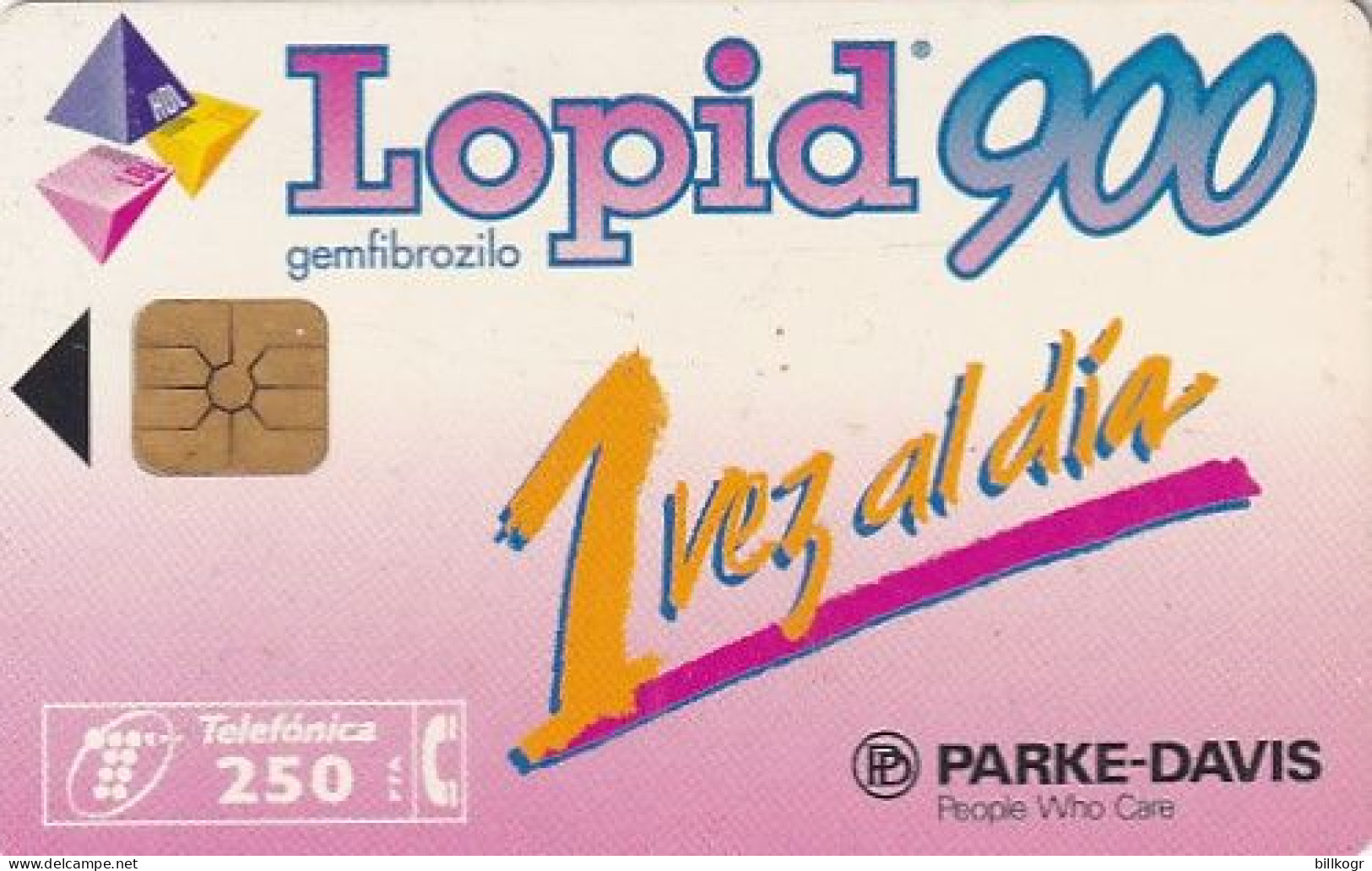 SPAIN - Parke-Davis/Lopid 900, Tirage 24000, 05/96, Used - Private Issues