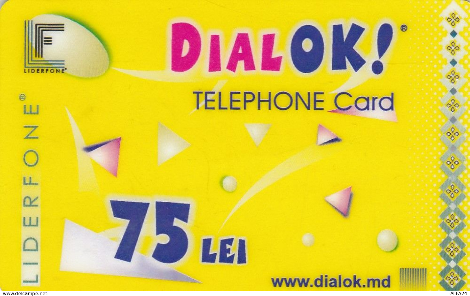 PREPAID PHONE CARD MOLDAVIA  (E61.8.8 - Moldawien (Moldau)