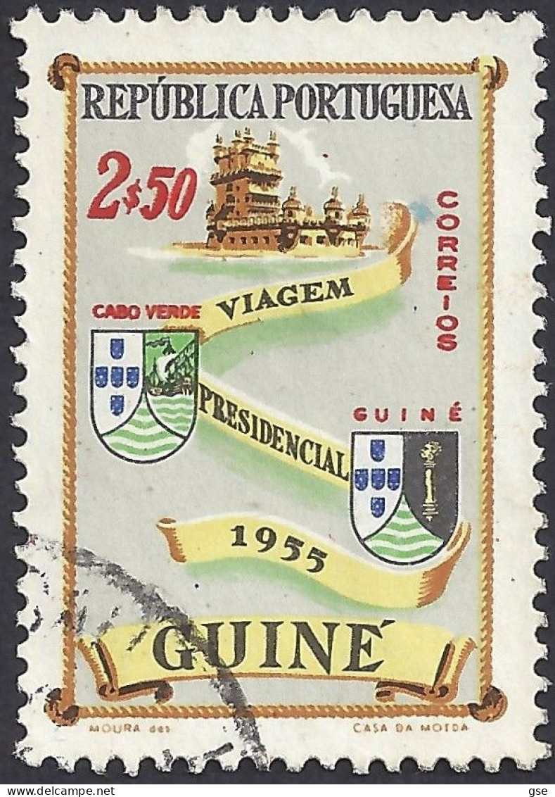 GUINEA PORTOGHESE 1955 - Yvert 293° - Viaggio Presidenziale | - Portuguese Guinea