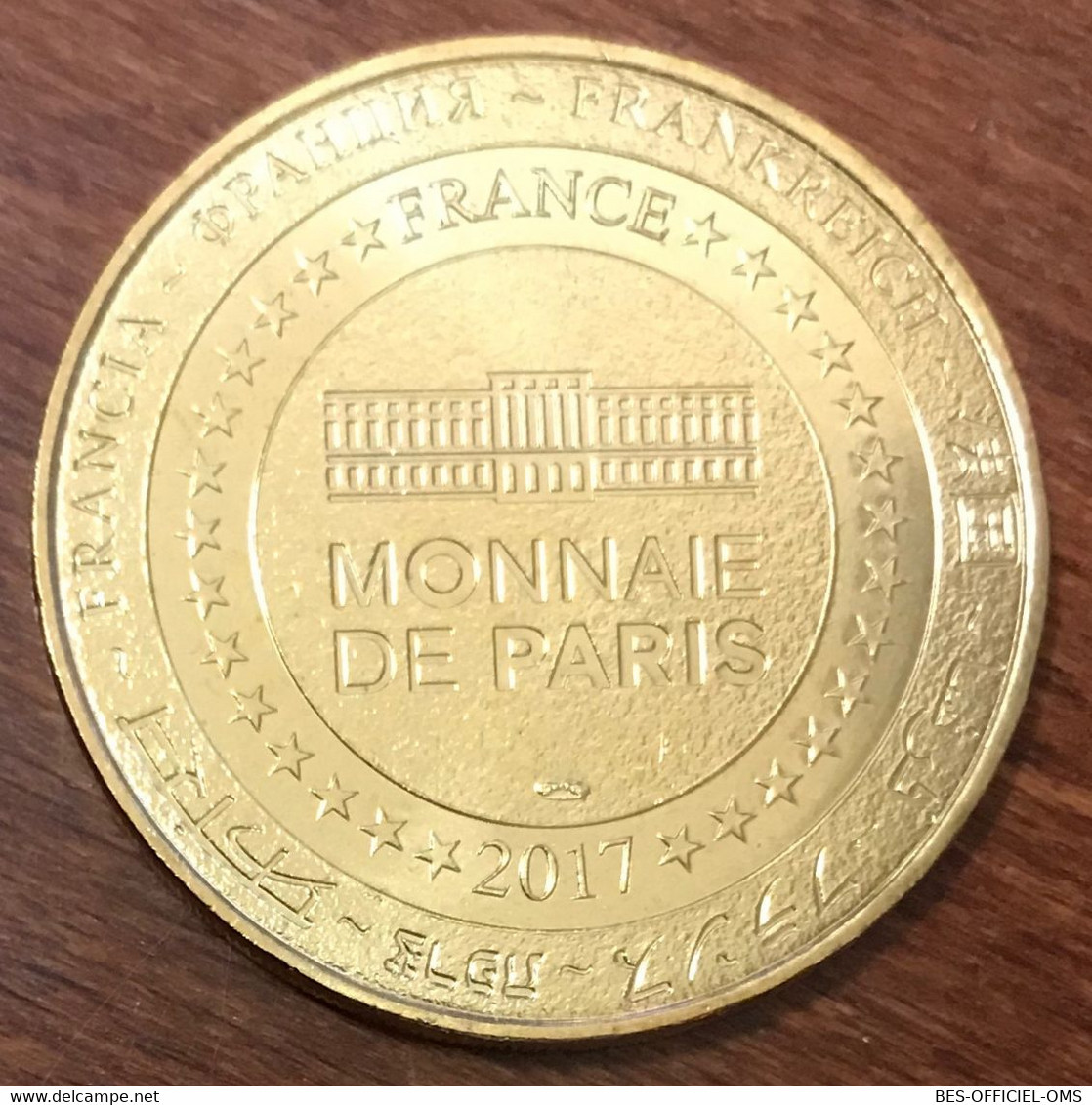 17 L'ÎLE D'AIX FORT BOYARD MDP 2017 MEDAILLE MONNAIE DE PARIS JETON TOURISTIQUE MEDALS COINS TOKENS - 2017