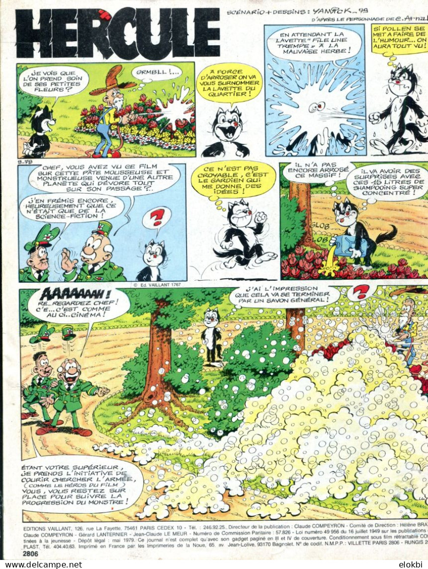 Pif Gadget N°529 De Mai 1979 -Taranis "Les éperons De La Mort" - Fanfan La Tulipe "Les Combattants De La Nouvelle France - Pif Gadget