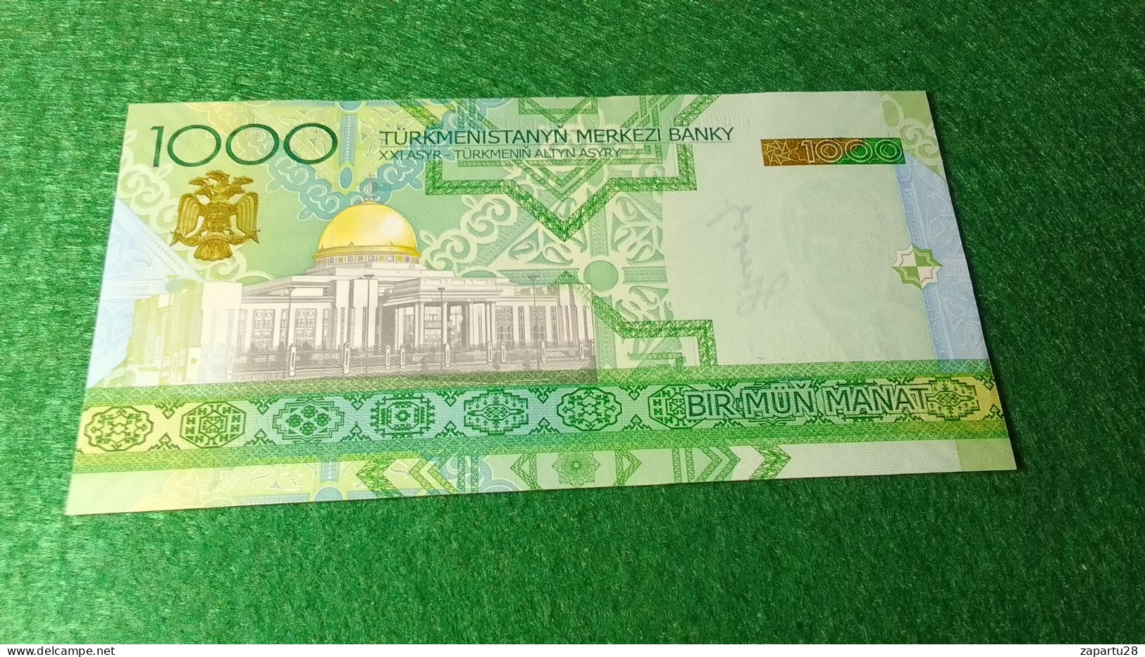 TÜRKMENİSTAN-      1000   MANATİ        UNC - Turkmenistan