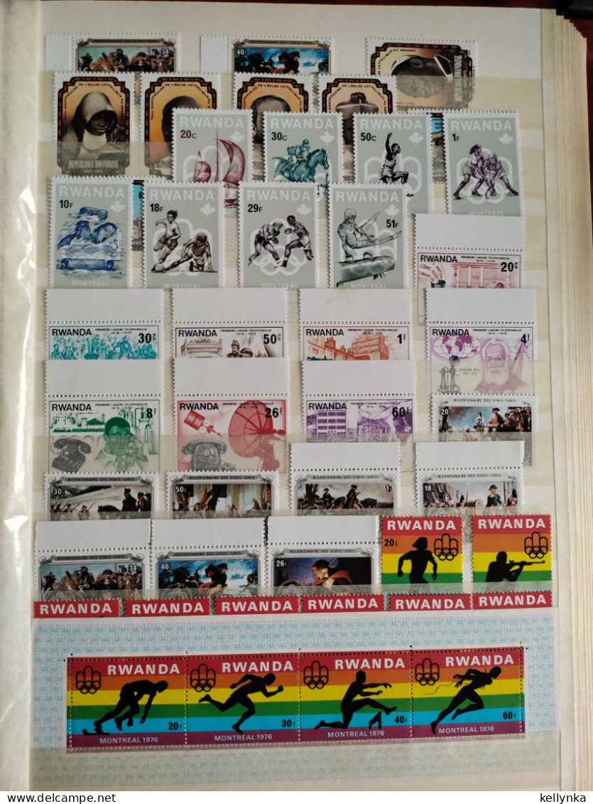 Rwanda - Collection de 1962 à 1990 - MNH (44 Photos)