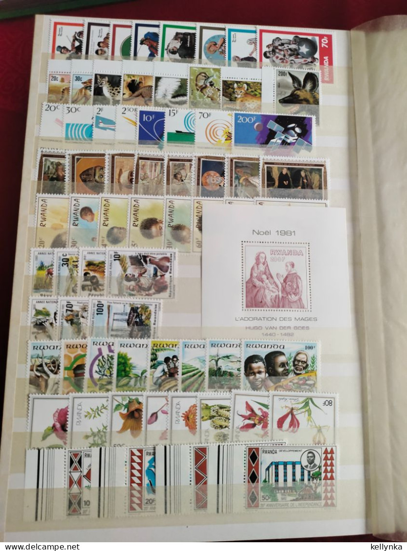 Rwanda - Collection de 1962 à 1990 - MNH (44 Photos)