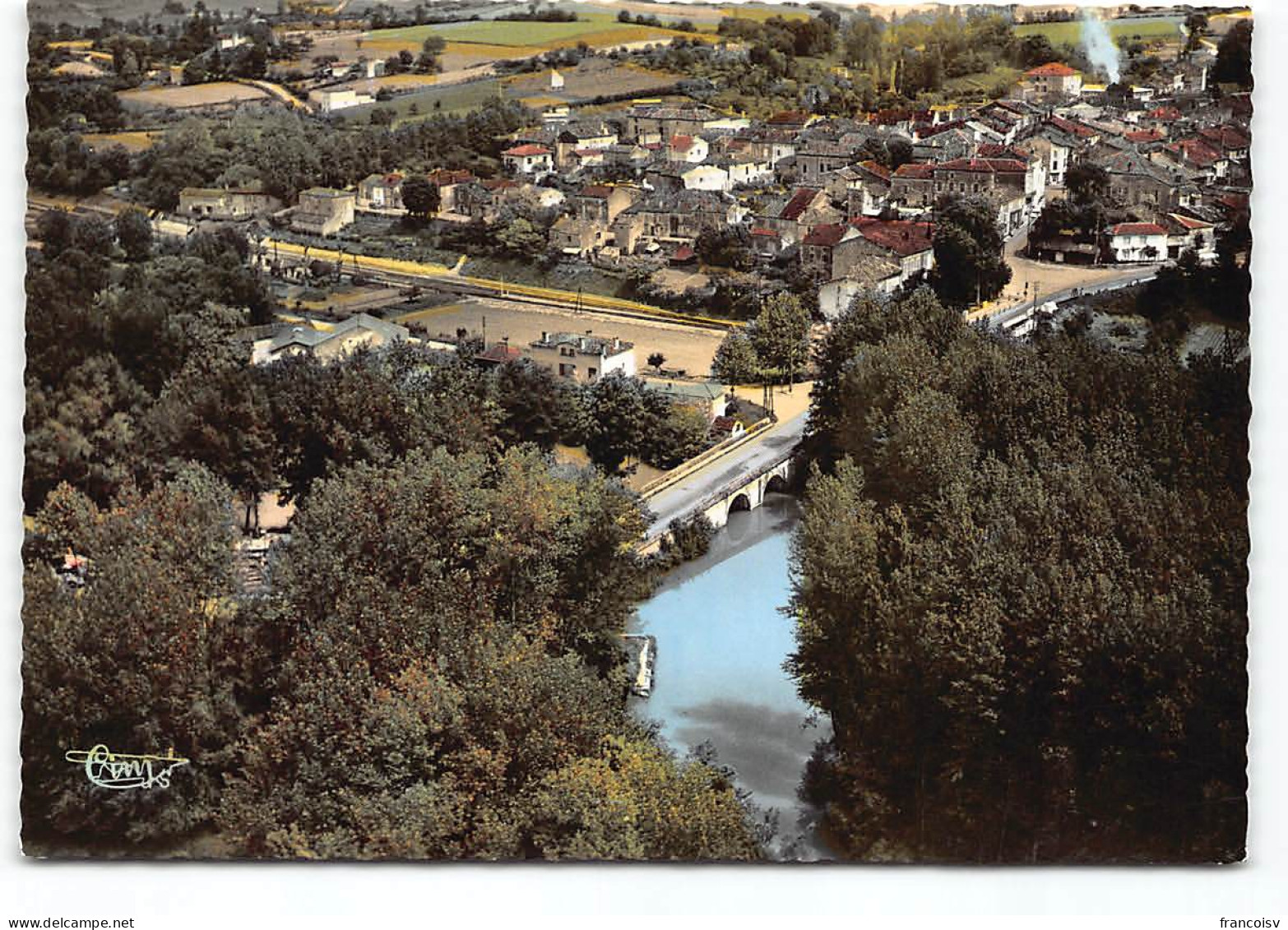 Astaffort. Le Pont Sur Le Gers. Vue Aerienne Edit Cim  - Astaffort