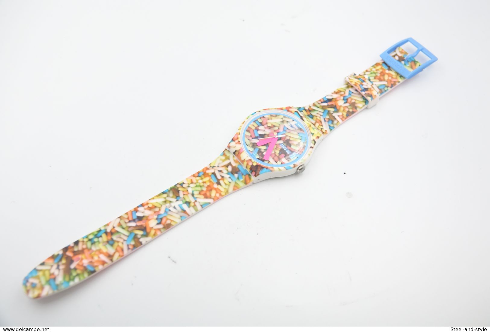 Watches : SWATCH - Sprinkled - Nr. : ASUOW705 - Oversized - Original With Box - Running - Excelent - 2013 - - Watches: Modern