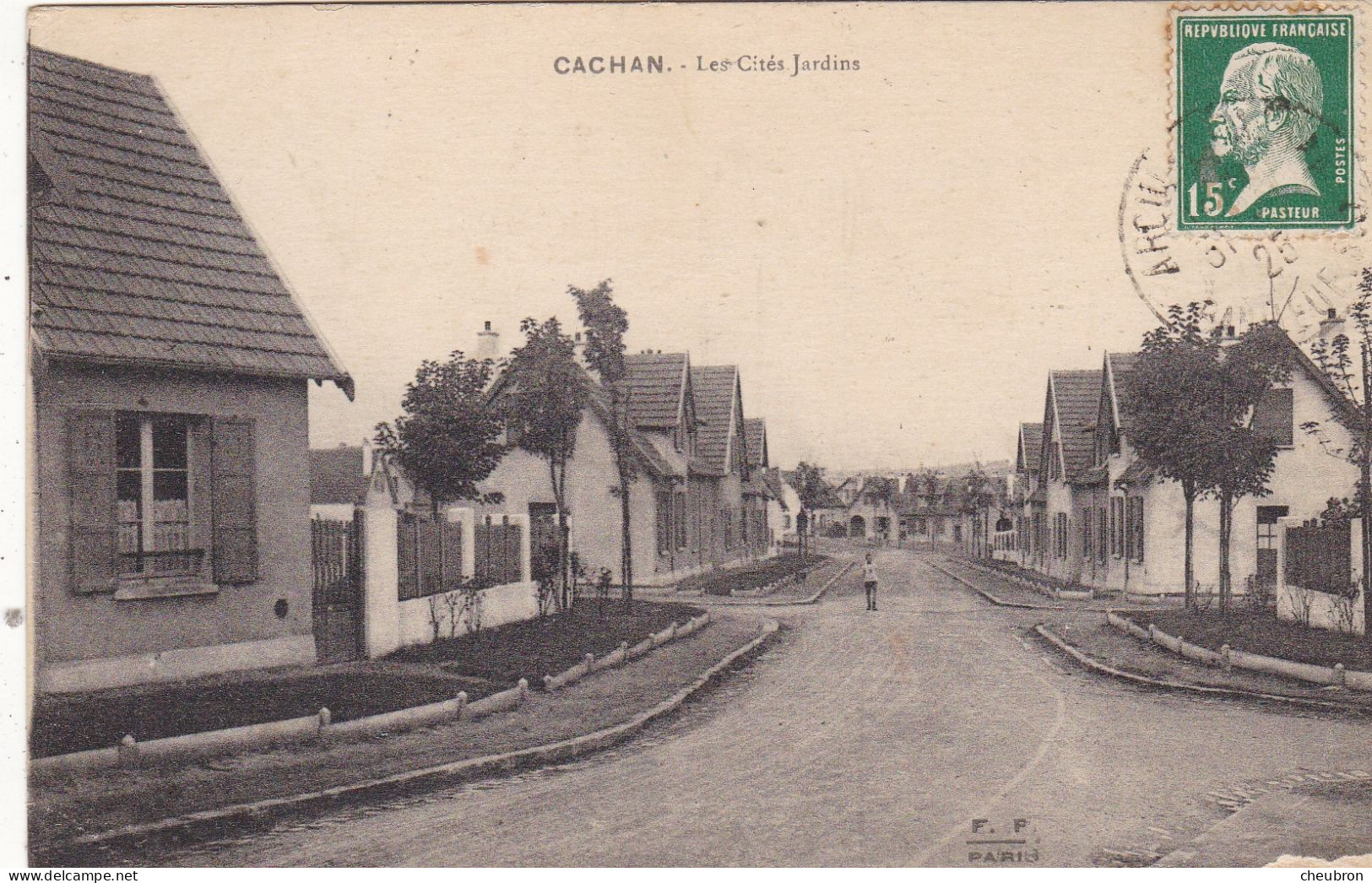 94. CACHAN. CPA.  LES CITES JARDINS. ANNEE 1925 + TEXTE - Cachan