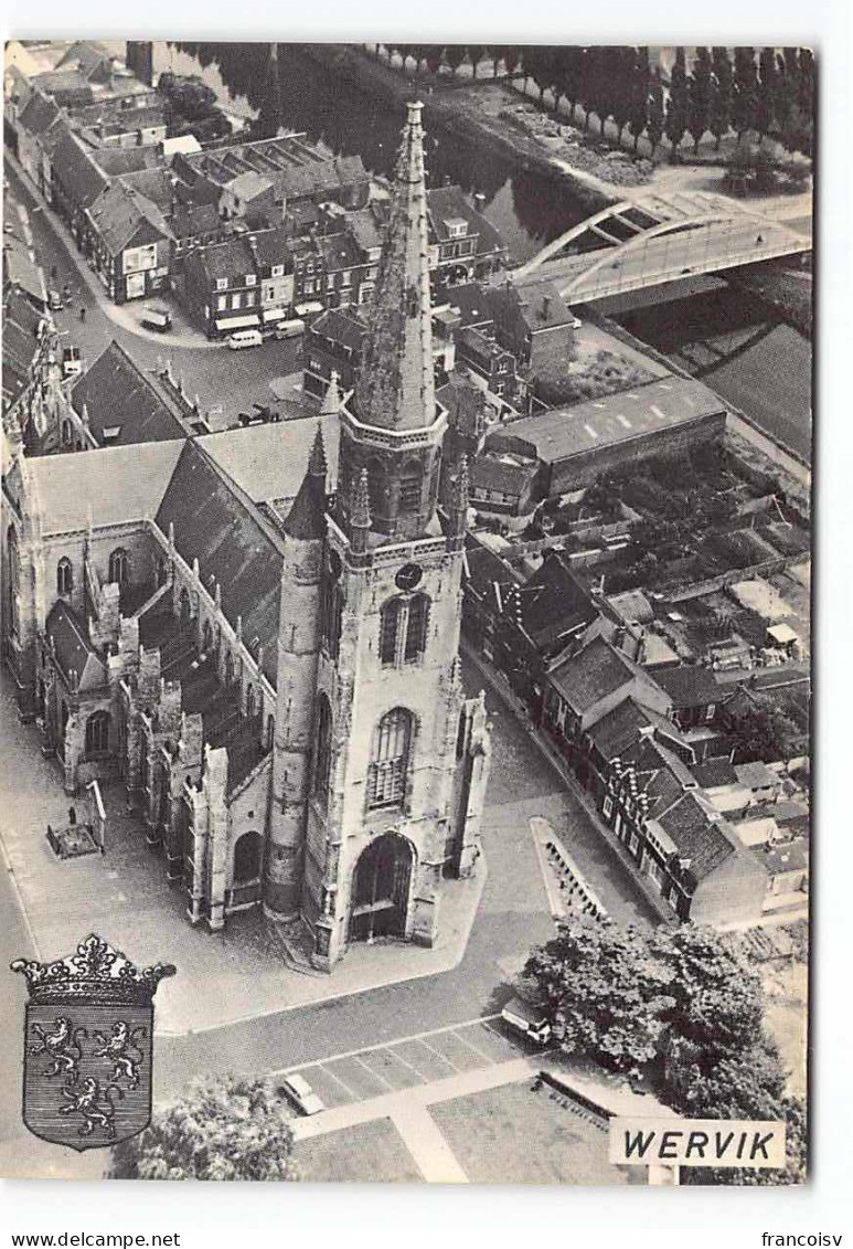 Wervik.  Wervicq.   Belgique  Vue Aerienne.  Eglise  - Wervik