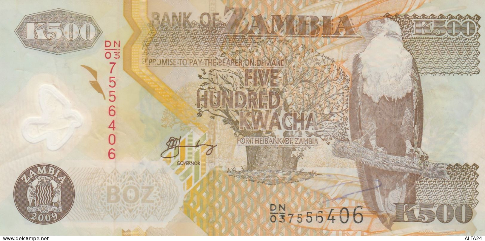 ZAMBIA 500 KWACHA - EF (BA46 - Zambie