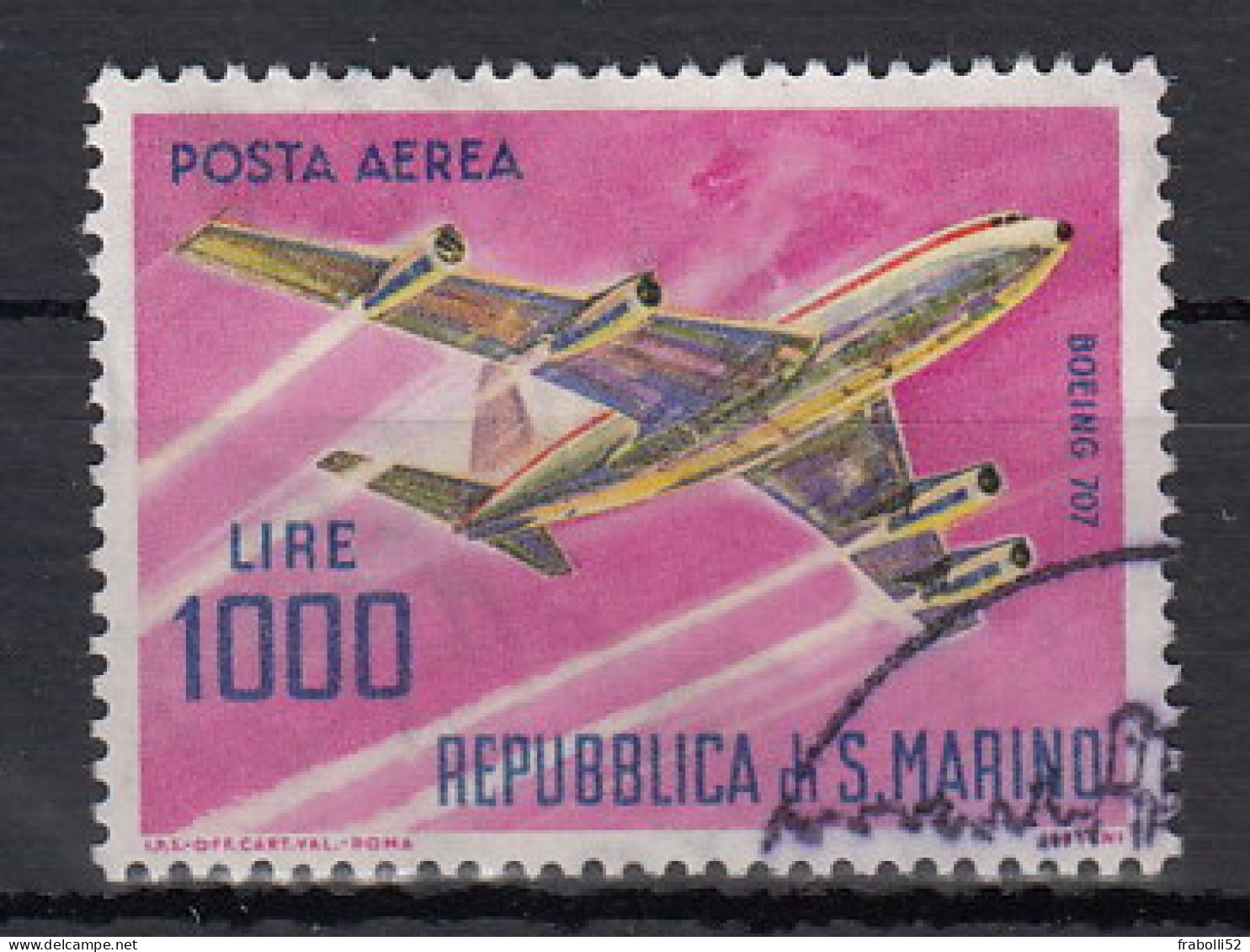 S. Marino Usati Di Qualità:   Posta Aerea  N. 148 - Airmail