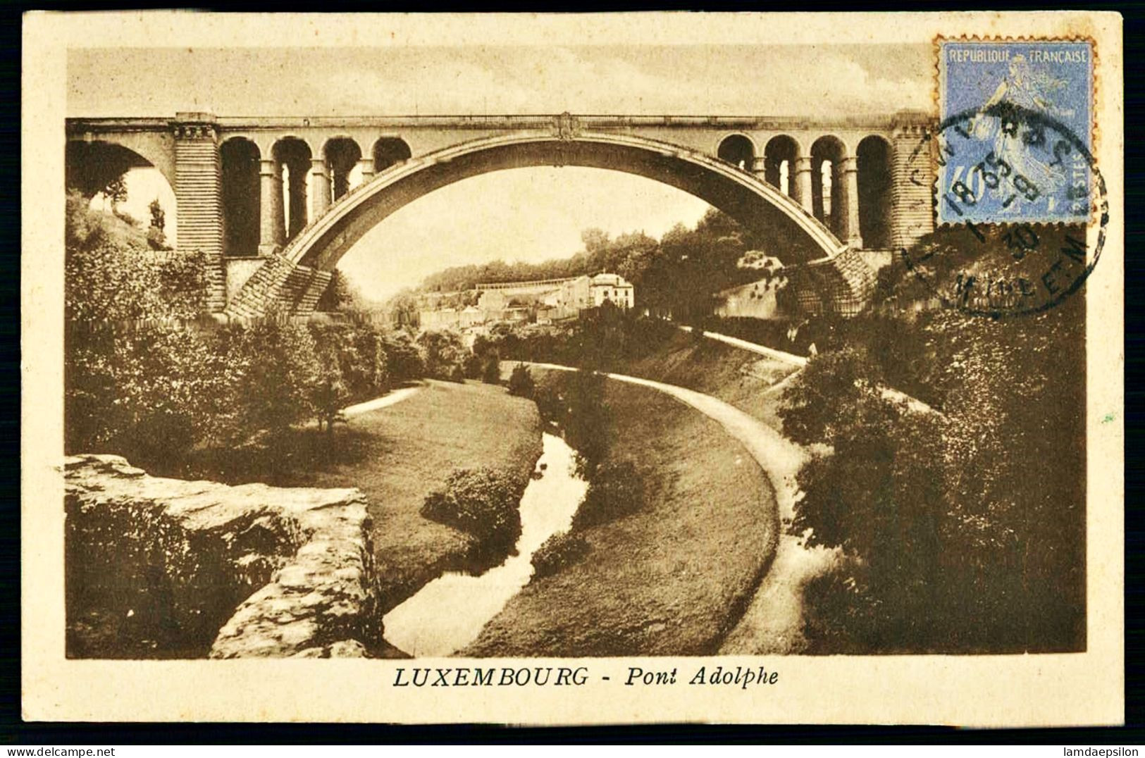 A65 LUXEMBOURG CPA  PONT ADOLPHE - Collections & Lots