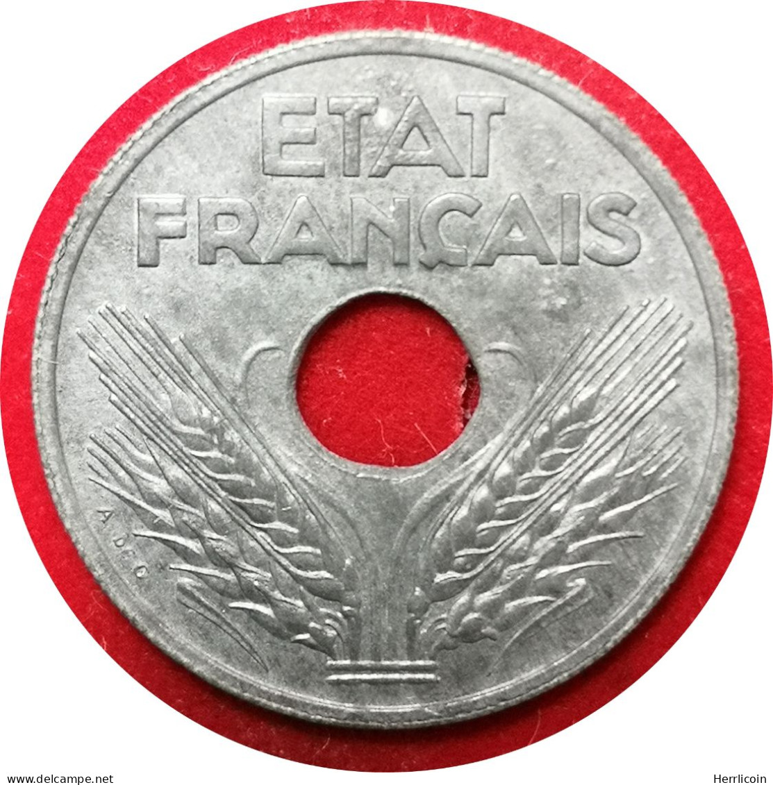 Monnaie France - 1942 - 10 Centimes Etat Français Grand Module - 10 Centimes