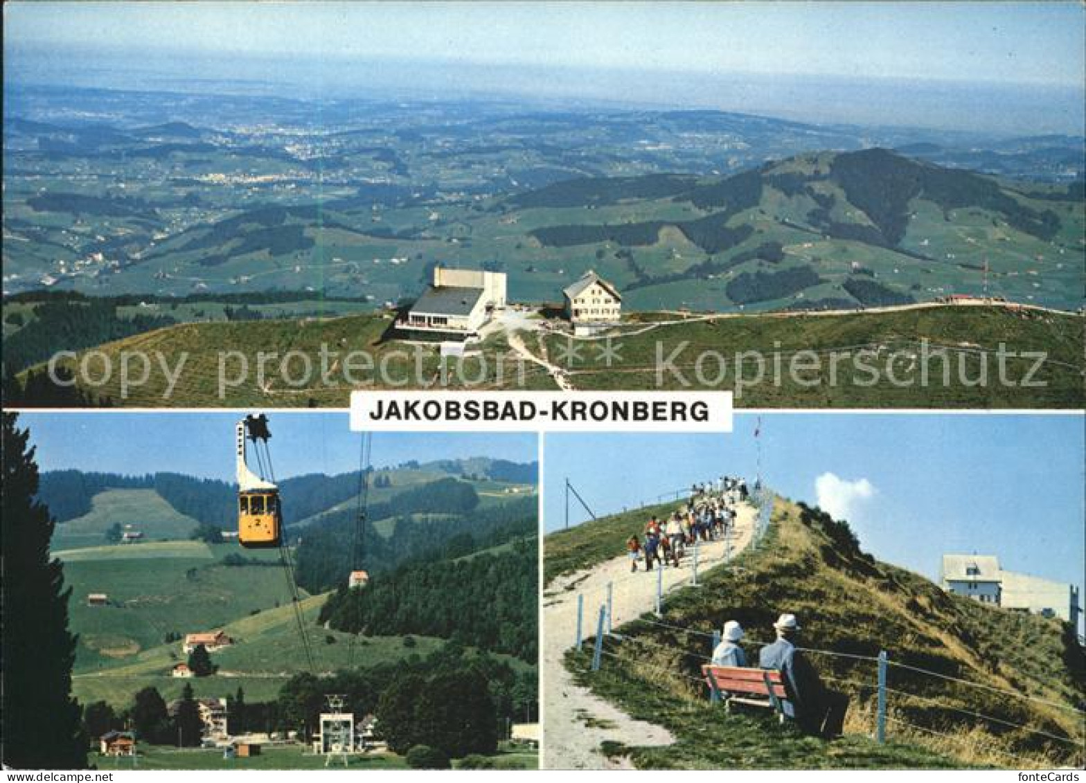 11694733 Gonten Panorama Mit Luftseilbahn Jakobsbad Kronberg Gonten - Other & Unclassified