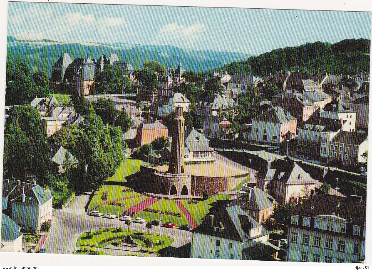 LUXEMBOURG / WILTZ - Vue Aérienne / Timbre - Stamp - Wiltz