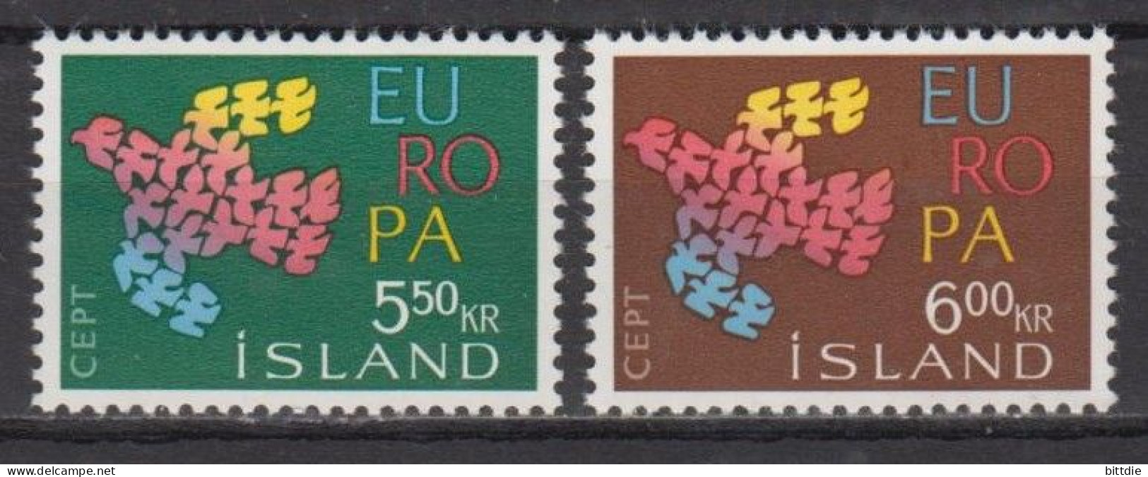 Island, Europa  354/55 , Xx  (U 7321) - Unused Stamps