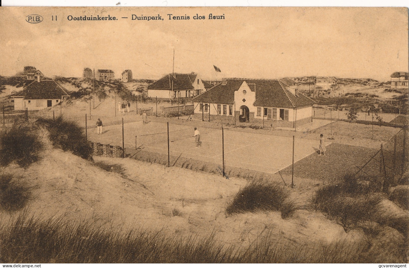 OOSTDUINKERKE   DUINPARK TENNIS CLOS FLEURI    2 SCANS - Oostduinkerke