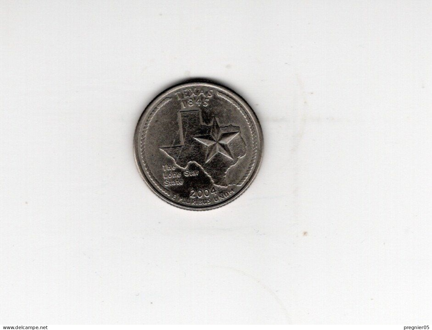 USA - Pièce 1/4 Dollar Quarter Texas 2004D SUP/XF  KM.357 - Non Classés