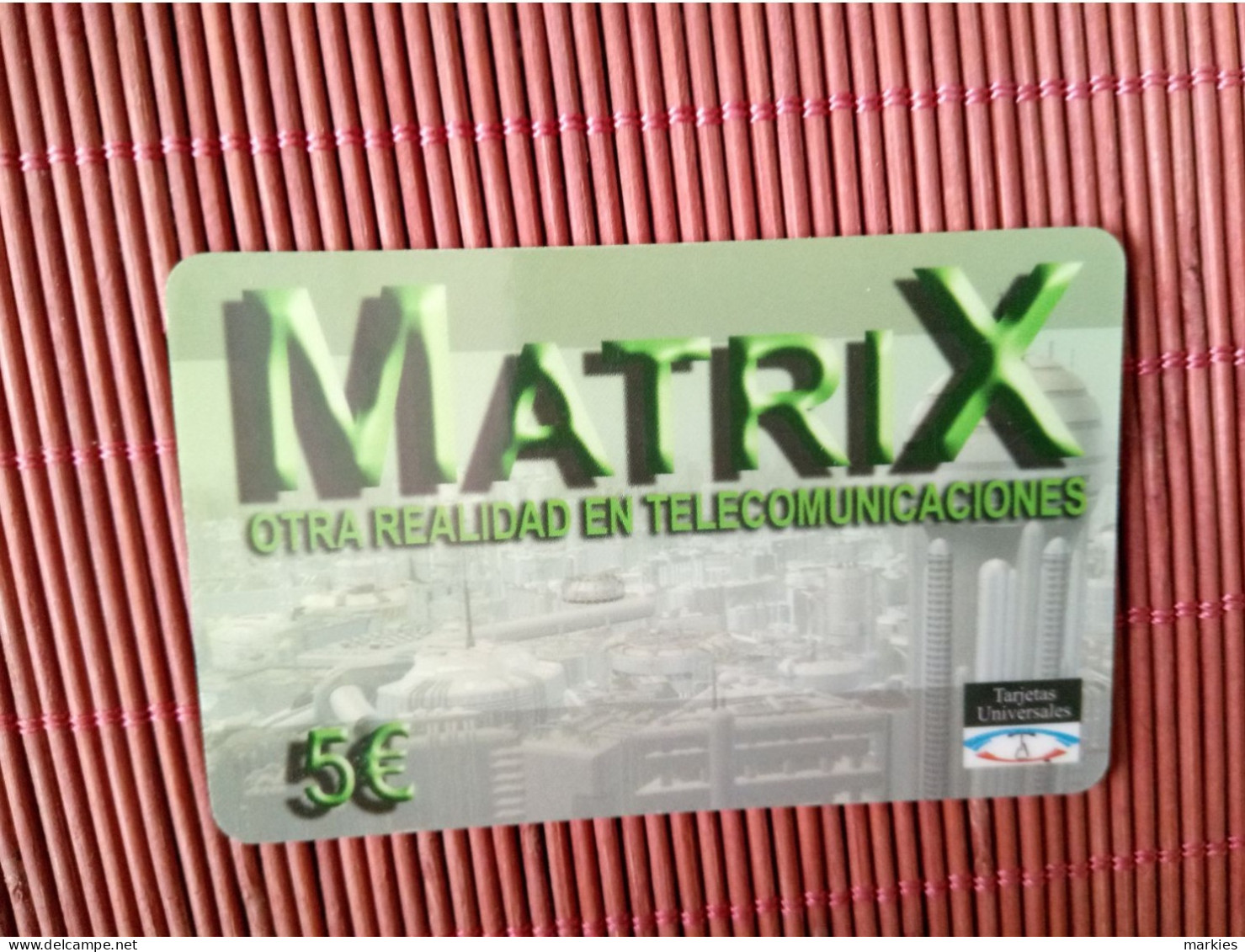 Matrix Prepaidcard  Used  Rare - Sonstige & Ohne Zuordnung