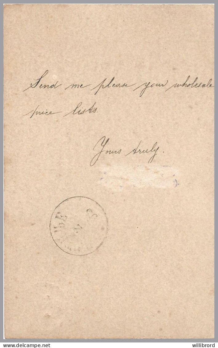 GREAT BRITAIN - ST. LUCIA - 1895 1½d QV Postal Stationery Card - Used To Cetinje, MONTENEGRO - Lettres & Documents
