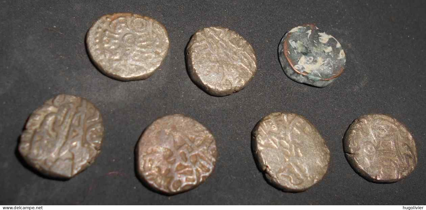 Lot 7 Monnaies Anciennes Samanta Deva Kabul And Gandhara Billon Argent Cuivre Total 23,3 Gr - Indisch