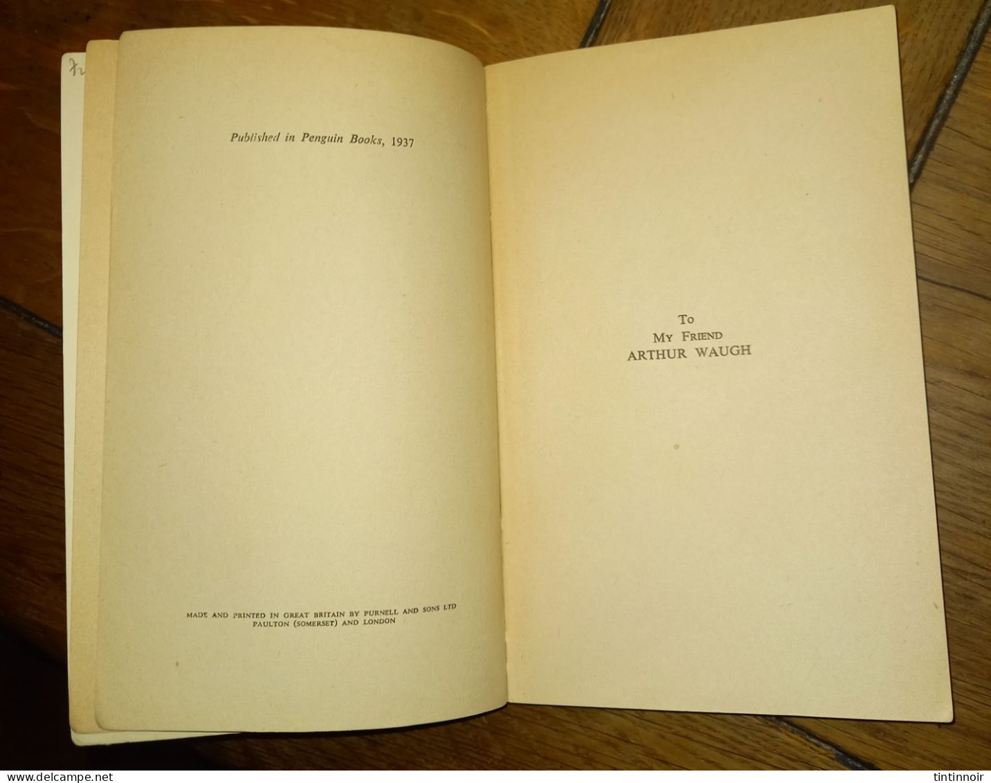 Deep Waters W.W Jacobs Fiction En Anglais Penguin Books 1937 - Sammlungen
