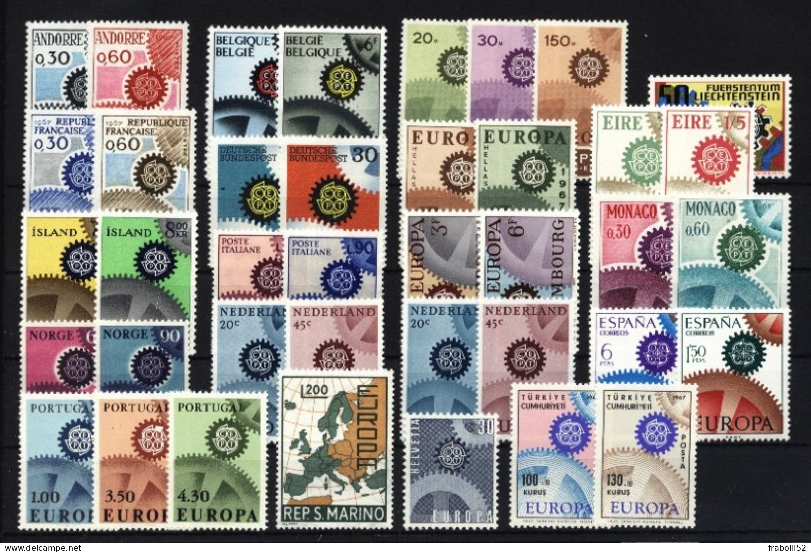 Idea Europea Nuovi :  1967  Annata Completa - 1967