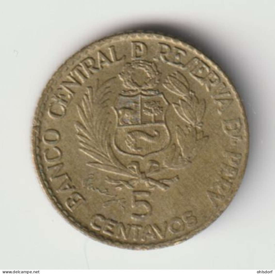 PERU 1965: 5 Centavos, KM 223 - Peru