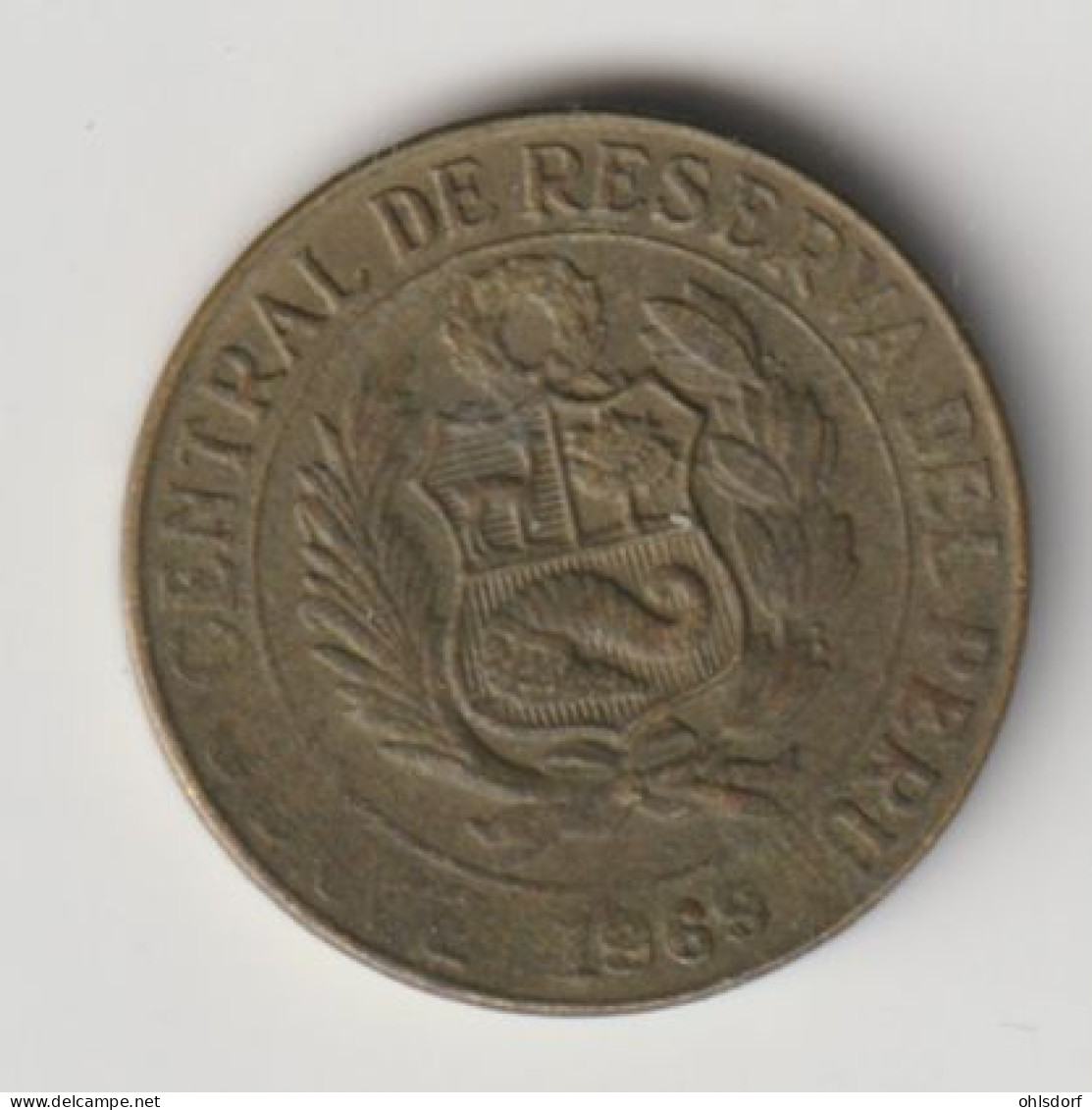 PERU 1969: 5 Centavos, KM 244 - Peru