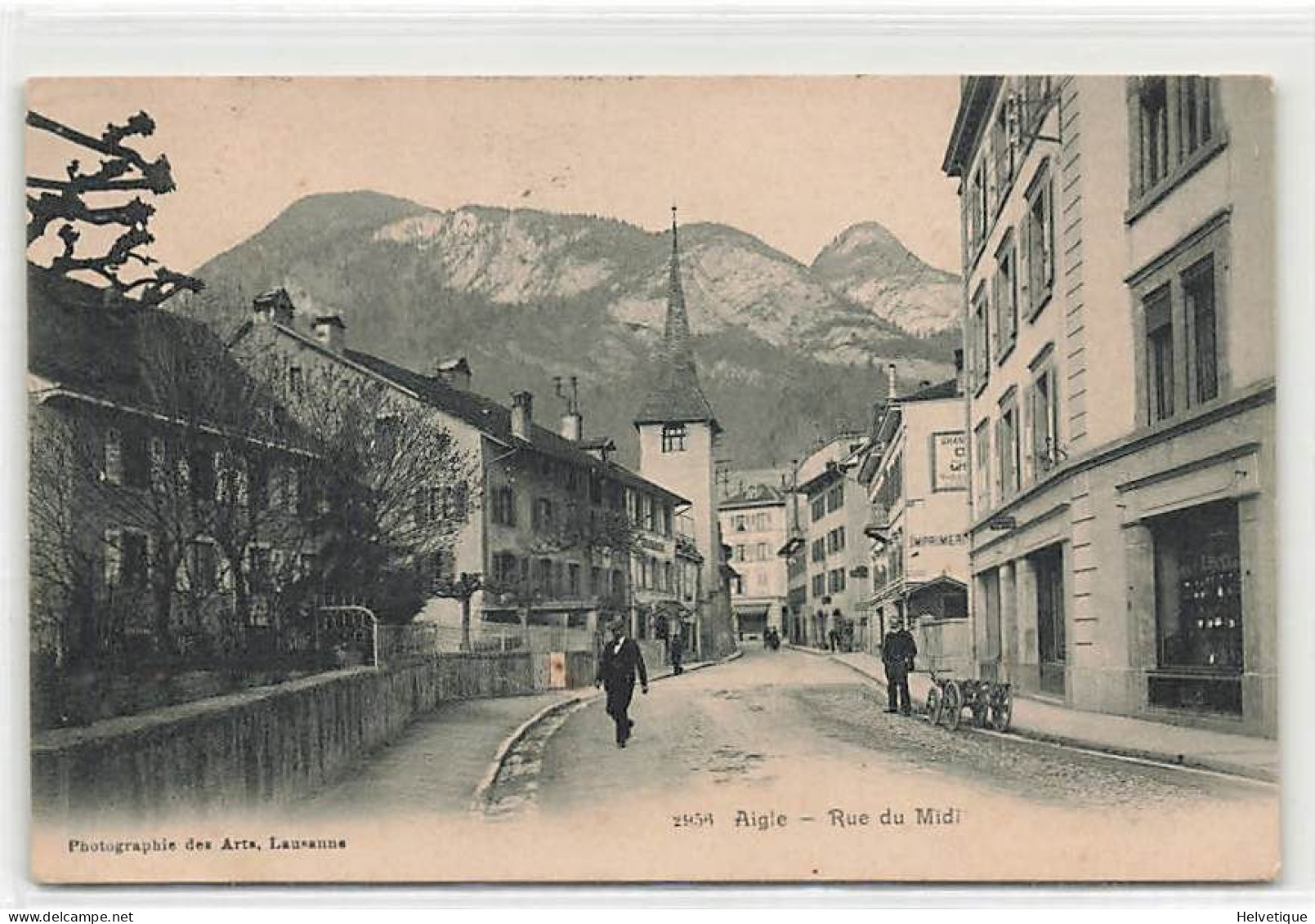 Aigle Rue Du Midi 1907 - Aigle