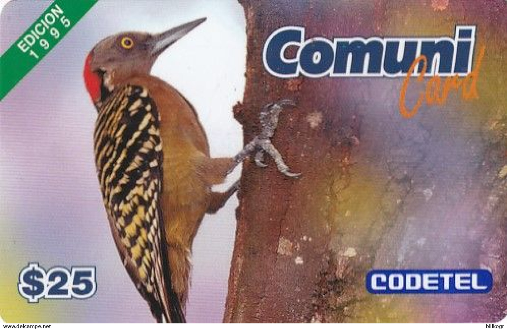 DOMINICAN REPUBLIC - El Carpintero, CODETEL Prepaid Card $25, Exp. Date 12/96, Mint - Dominicana