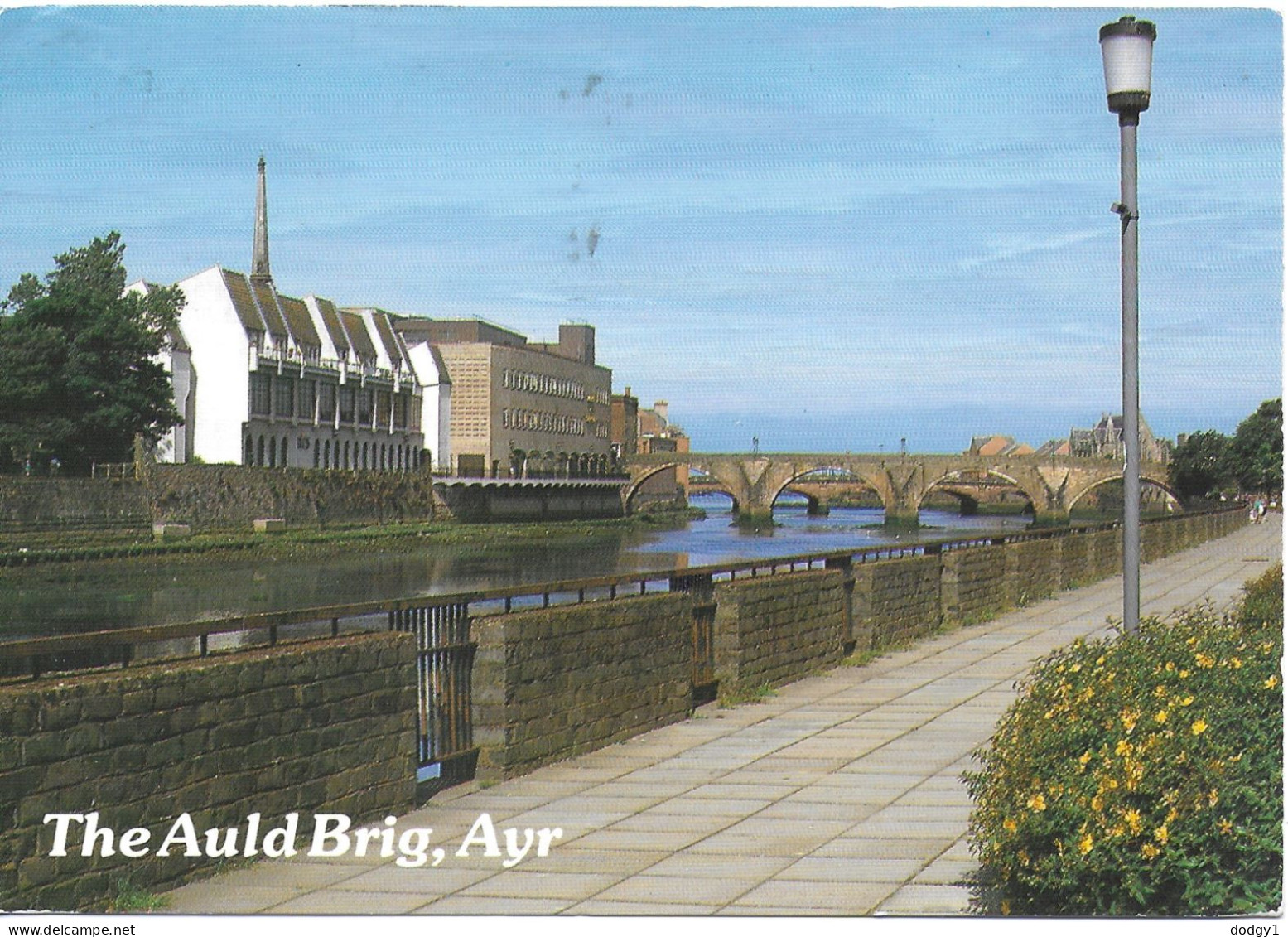 THE AULD BRIG, AYR, AYRSHIRE, SCOTLAND. USED POSTCARD   Hold 10 - Ayrshire