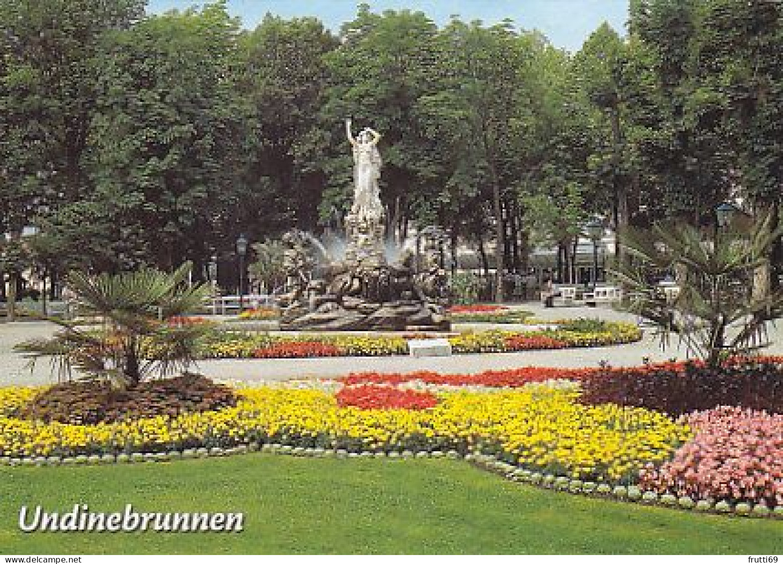 AK 191284 AUSTRIA - Baden Bei Wien - Undine Brunnen Im Kurpark - Baden Bei Wien