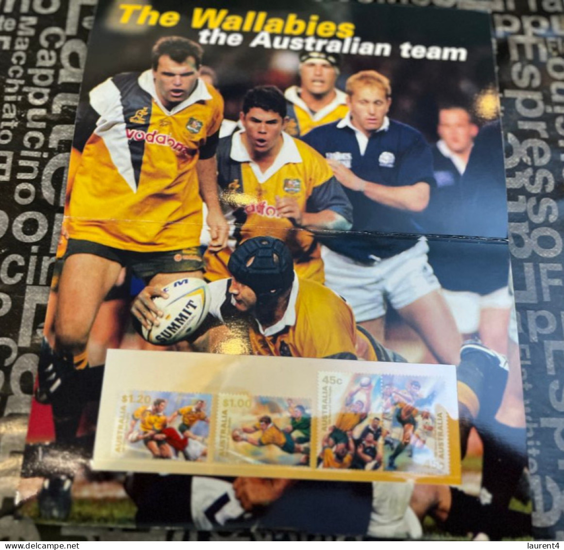 1-1-2024 (4 W 5) Australia Stamp Pack - 100 Years Of Test Rugby (4 Stamps) - Presentation Packs