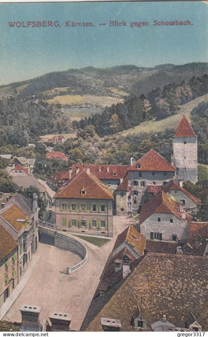 E1579) WOLFSBERG - Kärnten - Blick Gegen Schossbach - Tolle Sehr Alte AK 1926 - Wolfsberg