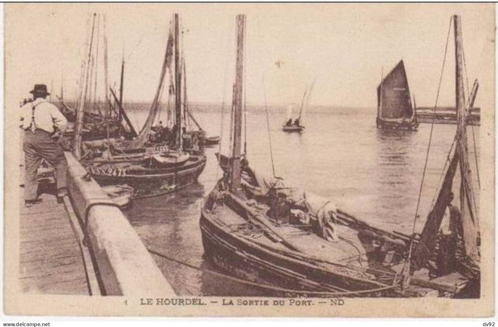 SOMME LE HOURDEL SORTIE DU PORT - Le Hourdel