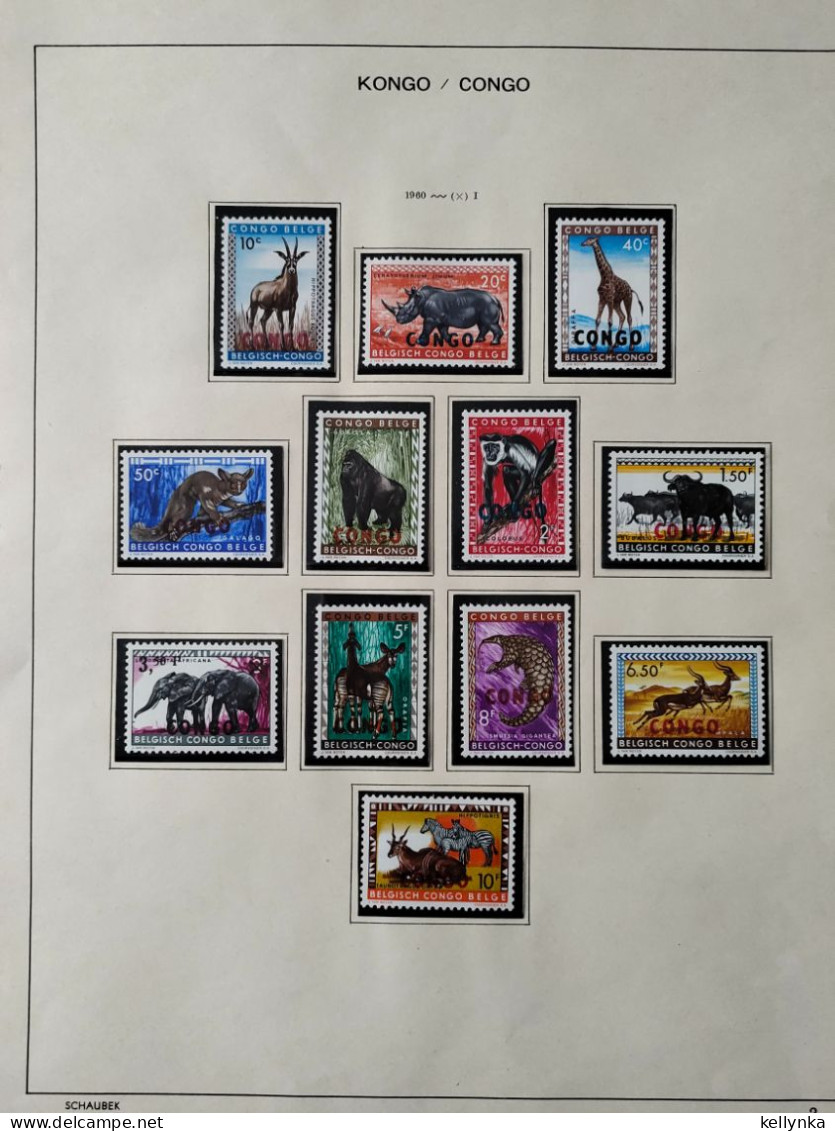 République Du Congo - Année 1960 Complète - MNH - Unused Stamps