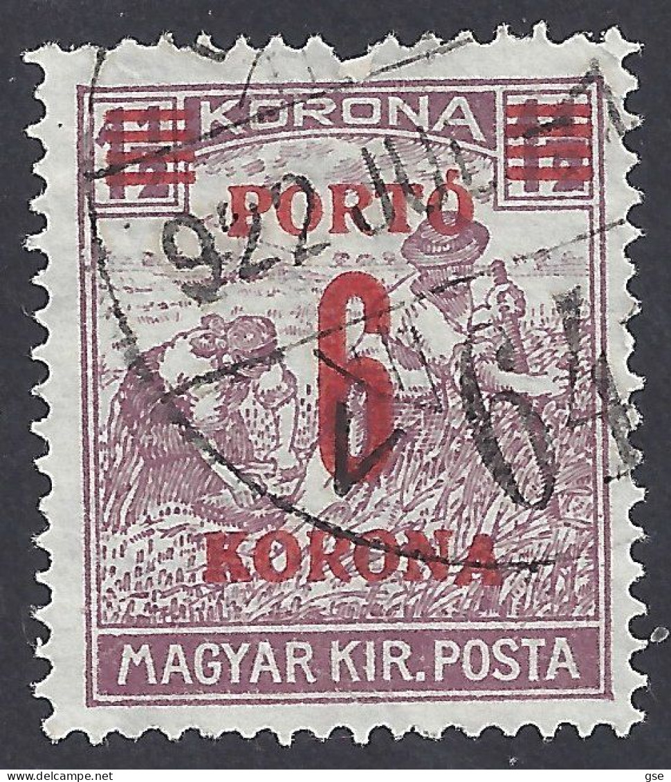 UNGHERIA 1922-5 - Yvert T71° - Tasse | - Port Dû (Taxe)