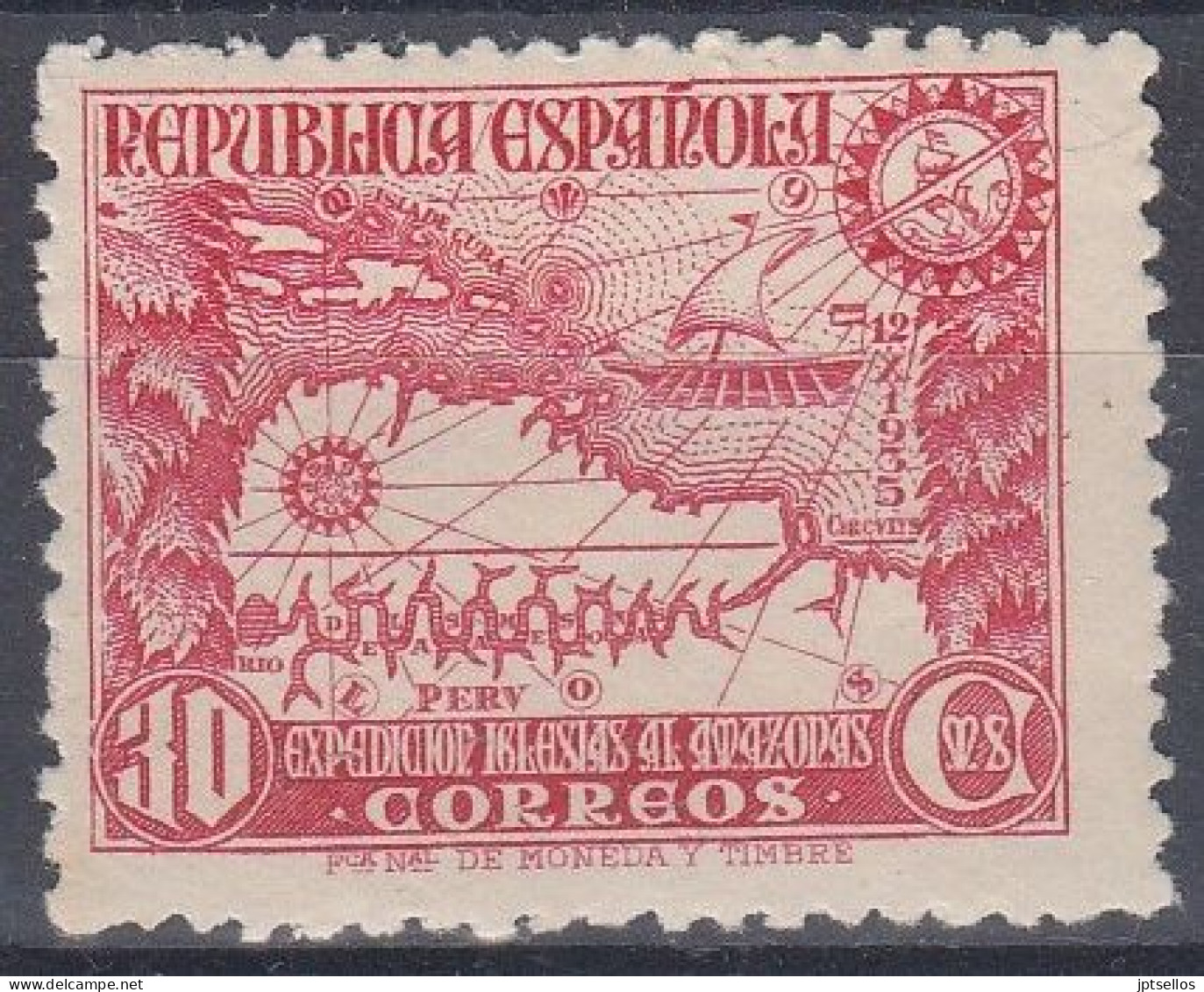 ESPAÑA 1935 Nº 694 NUEVO, SIN FIJASELLOS - Unused Stamps