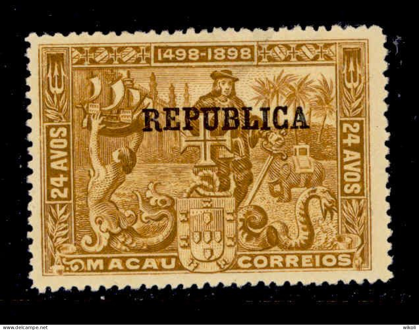 ! ! Macau - 1913 Vasco Gama 24 A - Af. 209 - MH (cb 118) - Unused Stamps