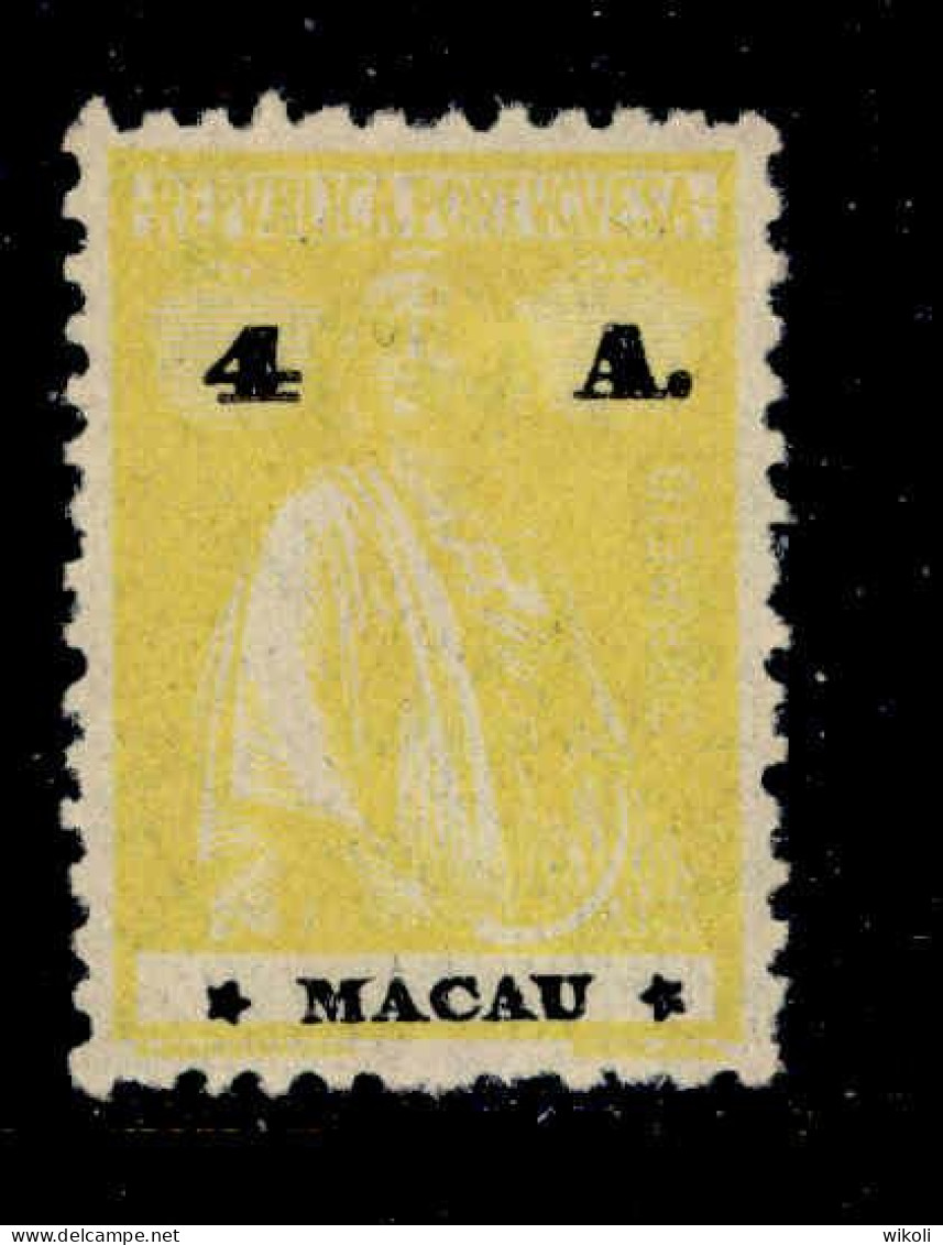 ! ! Macau - 1924 Ceres 4 A - Af. 249 - MLH (cb 120) - Unused Stamps